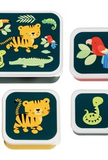 A Little Lovely Company Lunch en snackbox set - Jungle tiger