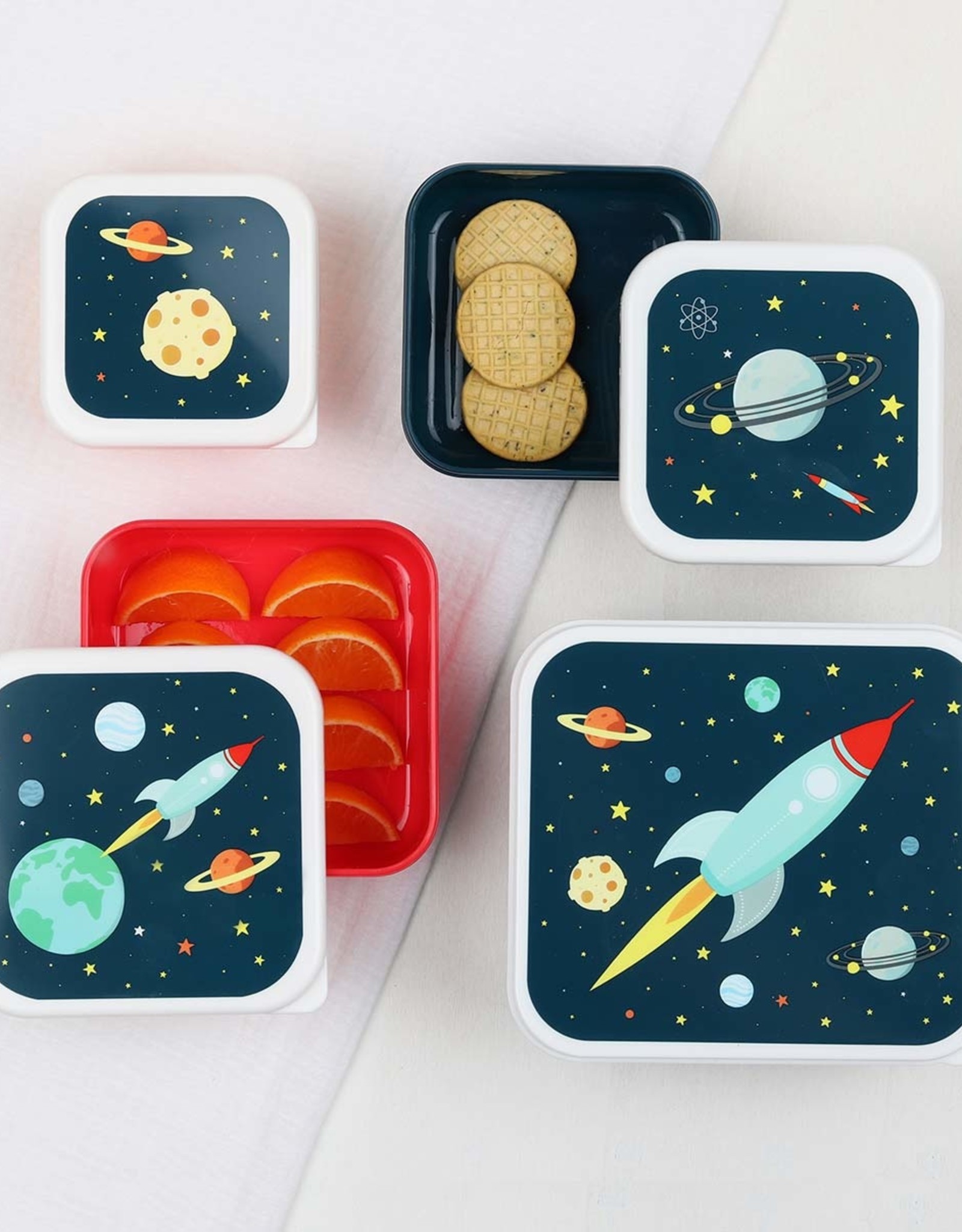 A Little Lovely Company Lunch en snackbox set - Space