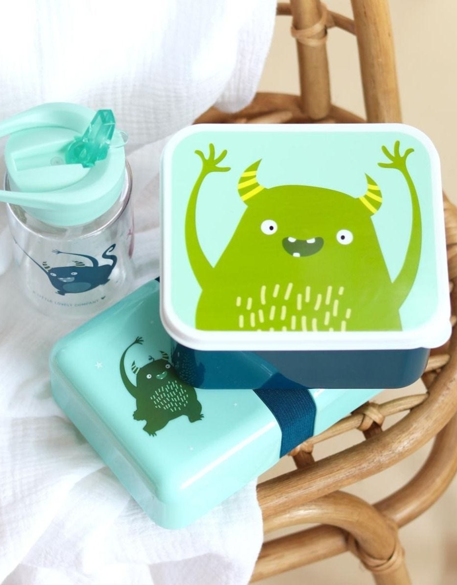 A Little Lovely Company Lunch en snackbox set - Monsters