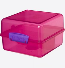 sistema Trends Lunch lunchbox Cube roze 1.4L