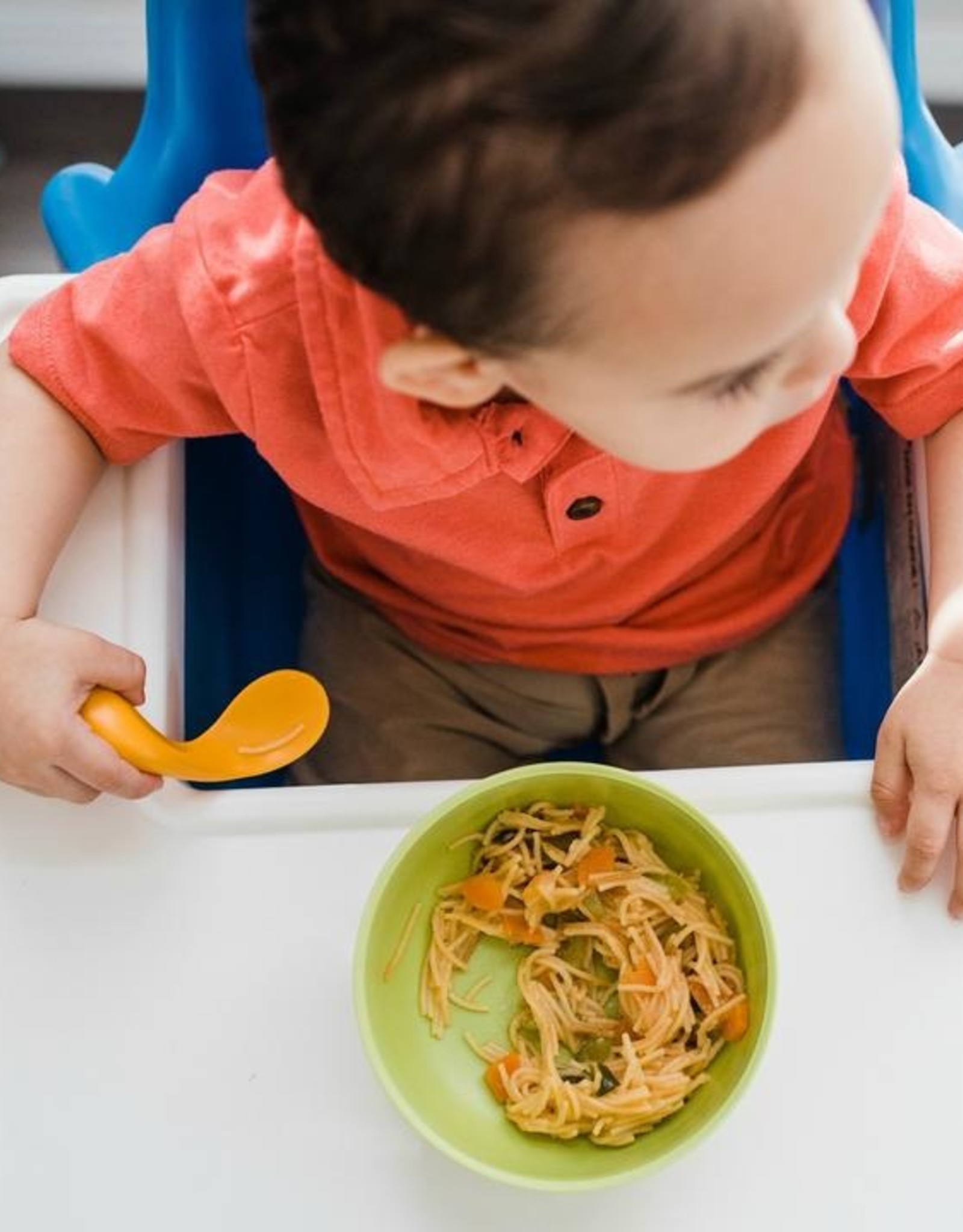 Kizingo Peuterlepel - Ergonomische lepel voor zelfstandig eten - Roze