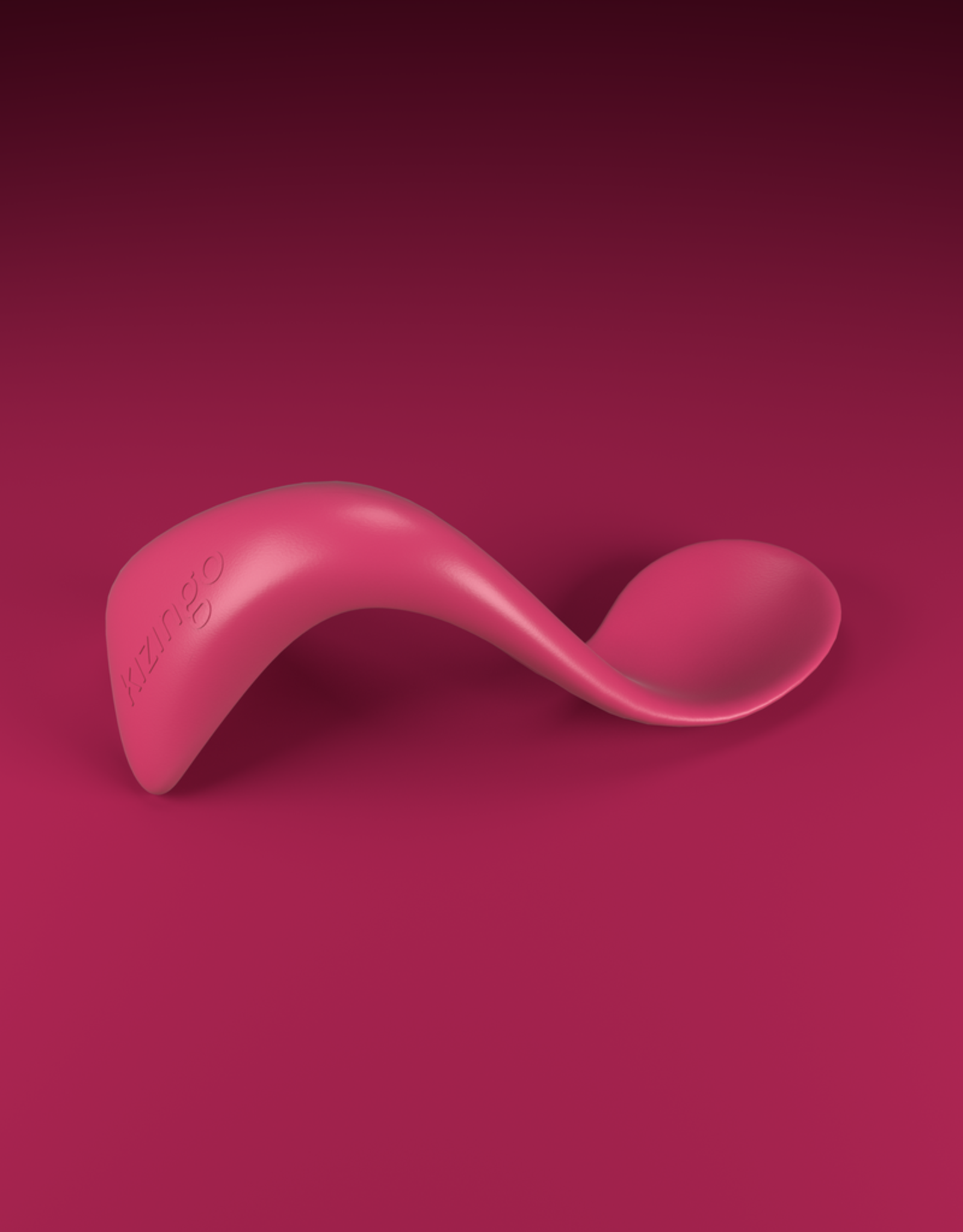 Kizingo Peuterlepel - Ergonomische lepel voor zelfstandig eten - Roze