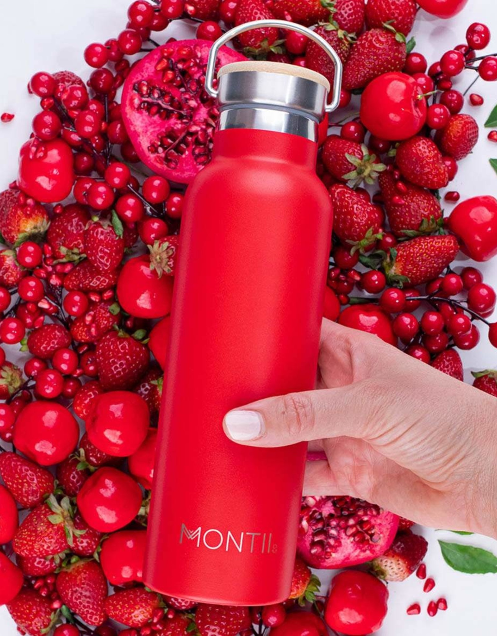 Montii Montii Original Thermische drinkbus 600 ml - Cherry