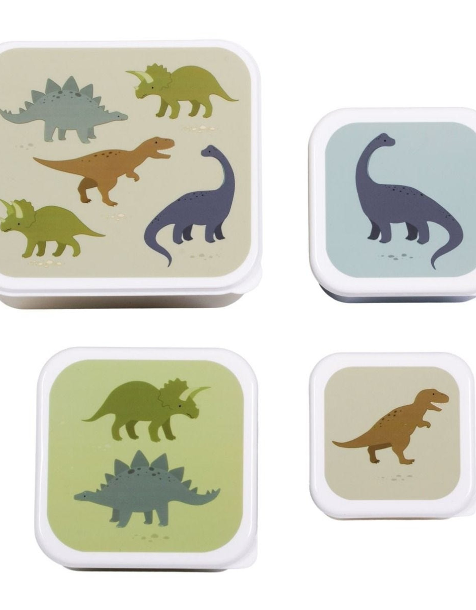 A Little Lovely Company Lunch en snackbox set - Dinosaurussen