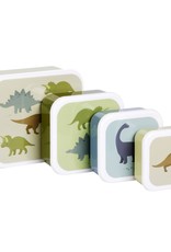 A Little Lovely Company Lunch en snackbox set - Dinosaurussen