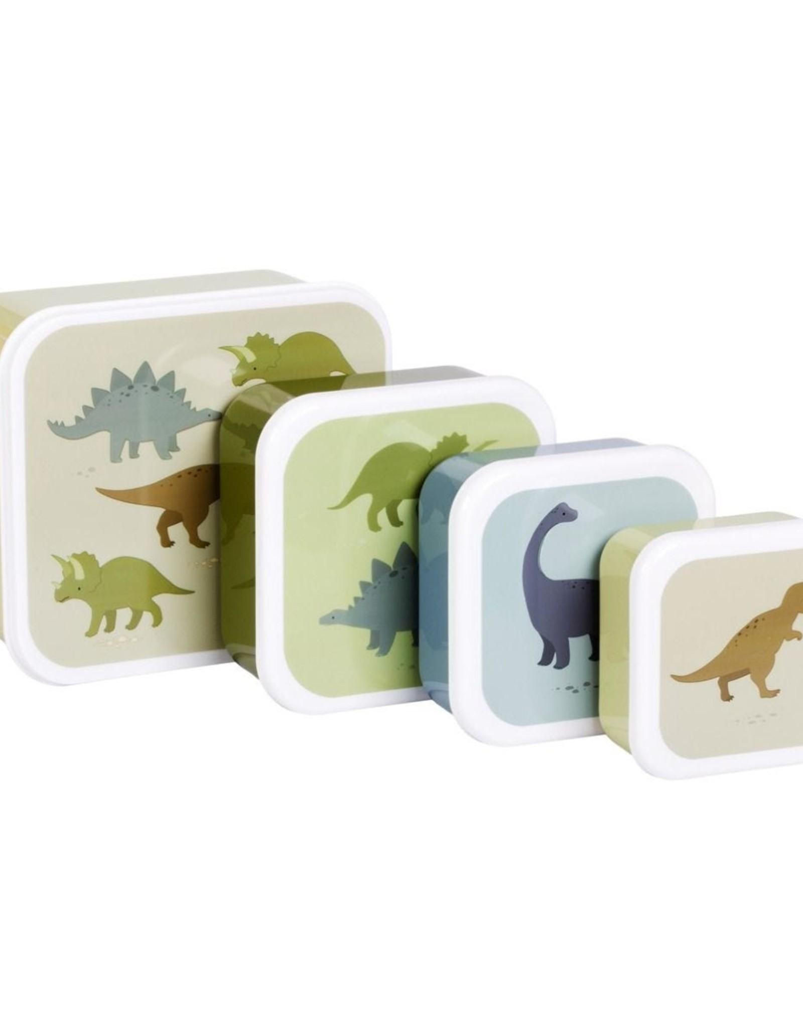 A Little Lovely Company Lunch en snackbox set - Dinosaurussen