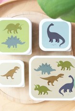 A Little Lovely Company Lunch en snackbox set - Dinosaurussen