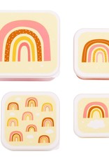 A Little Lovely Company Lunch en snackbox set - Regenbogen