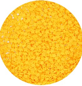 FunCakes Sprinkles - Mini Sterretjes Geel 60 g