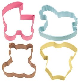 Wilton Wilton Cookie Cutter Baby Theme set/4