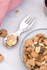 LEKKABOX Spork in RVS 10 cm - Zilver