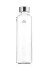 Equa Glazen drinkfles met cover - Dove 750 ml