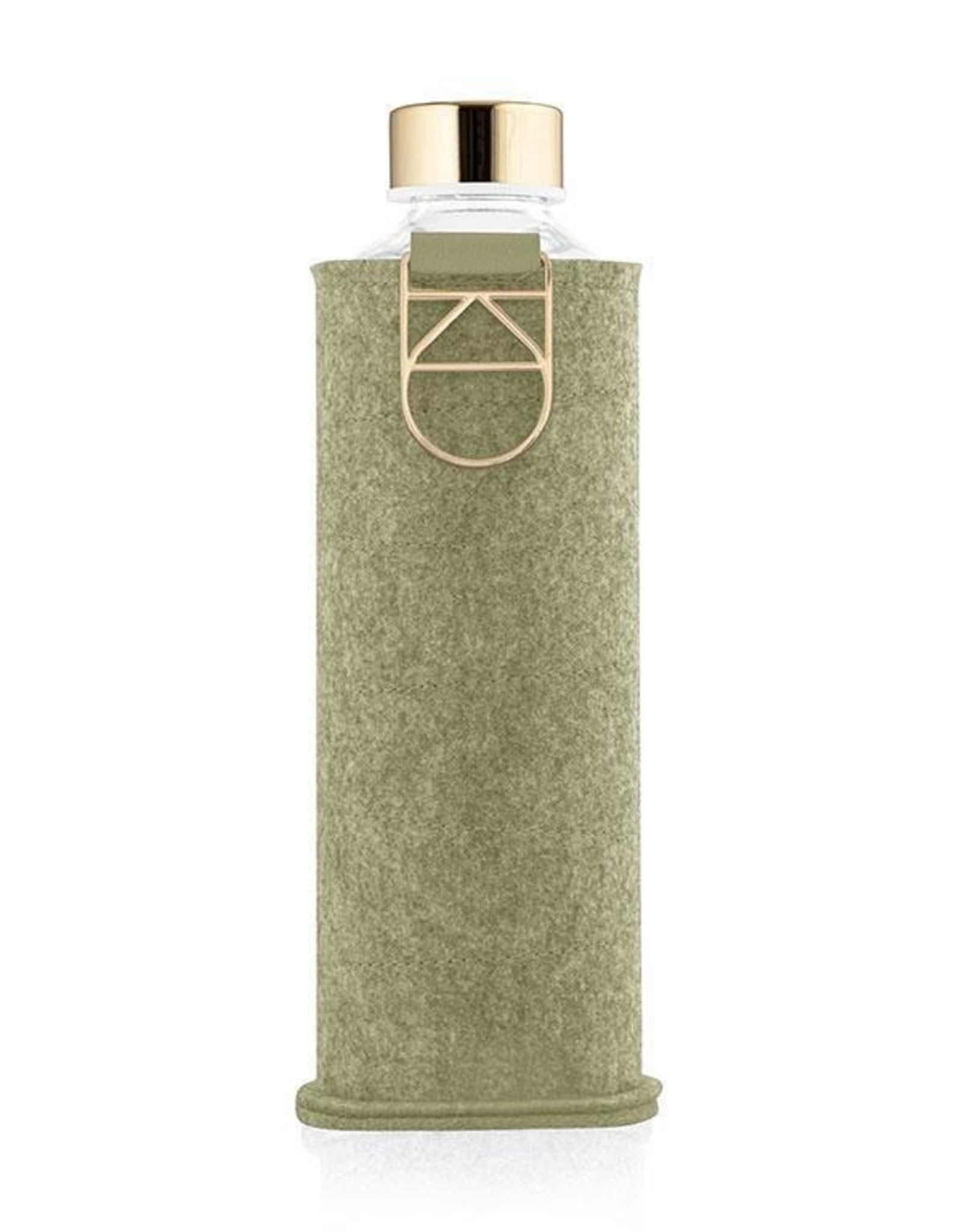 Equa Glazen drinkfles met cover - Pistachio 750 ml