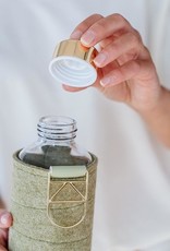 Equa Glazen drinkfles met cover - Pistachio 750 ml