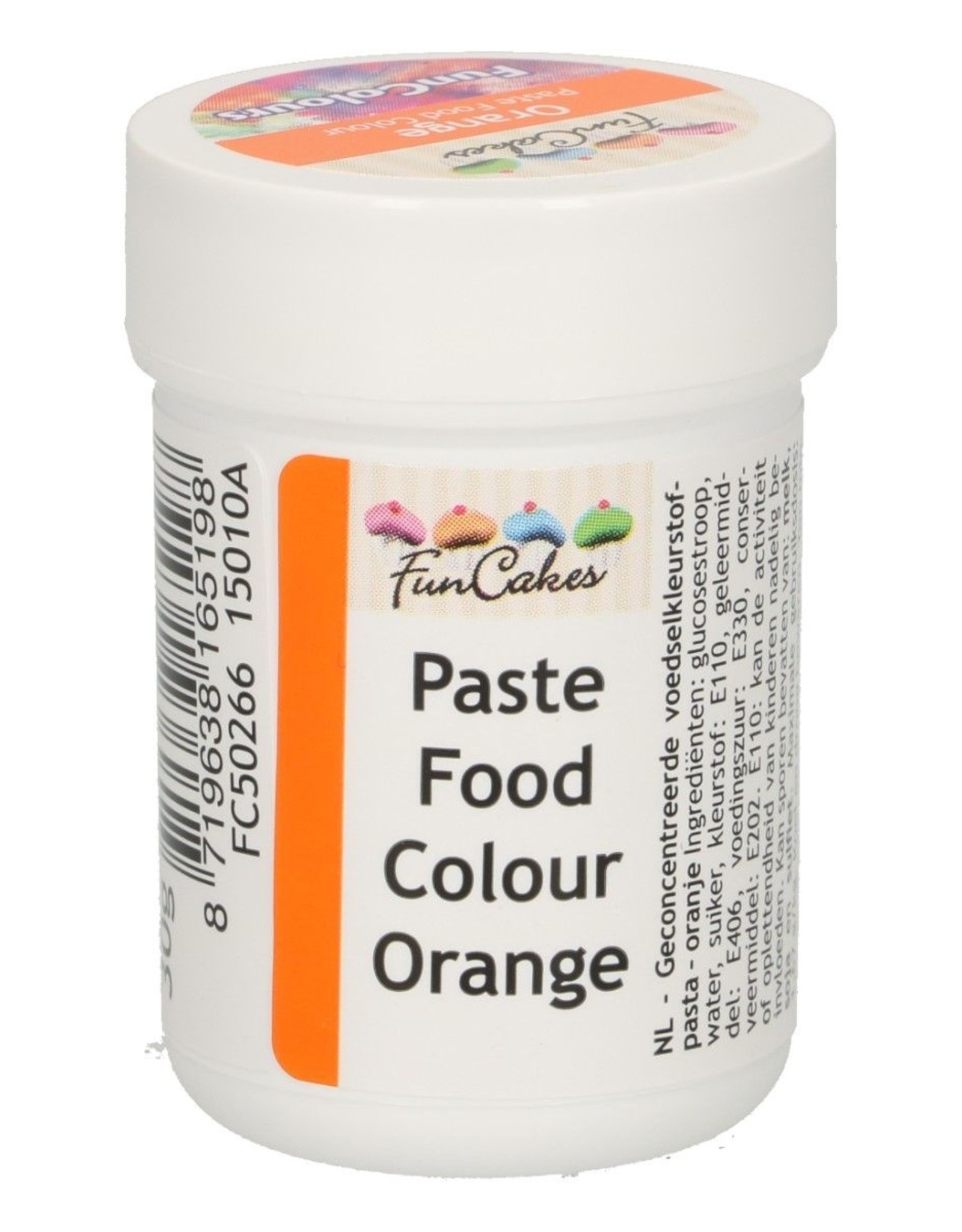 FunCakes Food Colour Paste - Oranje - 30 g