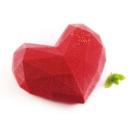 Silikomart Silikomart Mould Amore Origami Geometric Heart Large