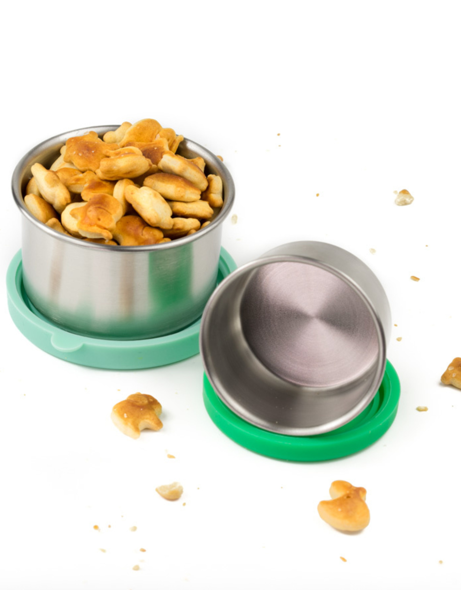 LEKKABOX Lekkabox Dipper - Set van 2 RVS dippotjes - Groen