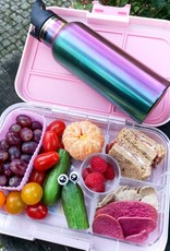 LEKKABOX Silicone Bento Cups - Rechthoek set/2 - Lavender