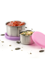 LEKKABOX Lekkabox Dipper RVS -  set/2 Lila
