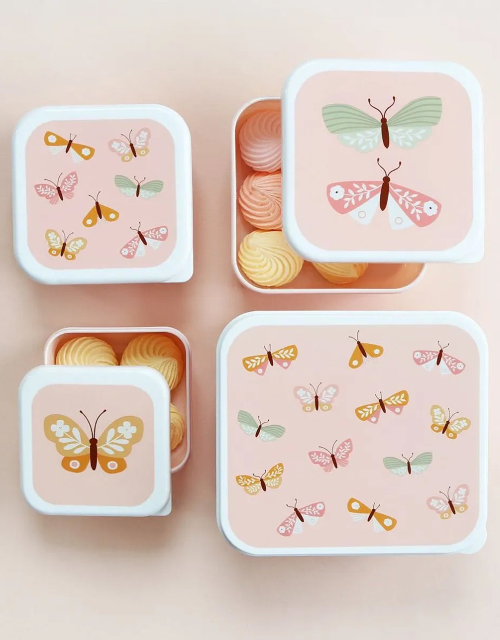 A Little Lovely Company Lunch en snackbox set - Vlinders