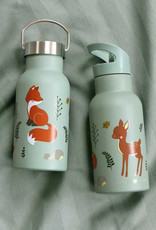 A Little Lovely Company RVS Drinkfles 350 ml - Bosvriendjes