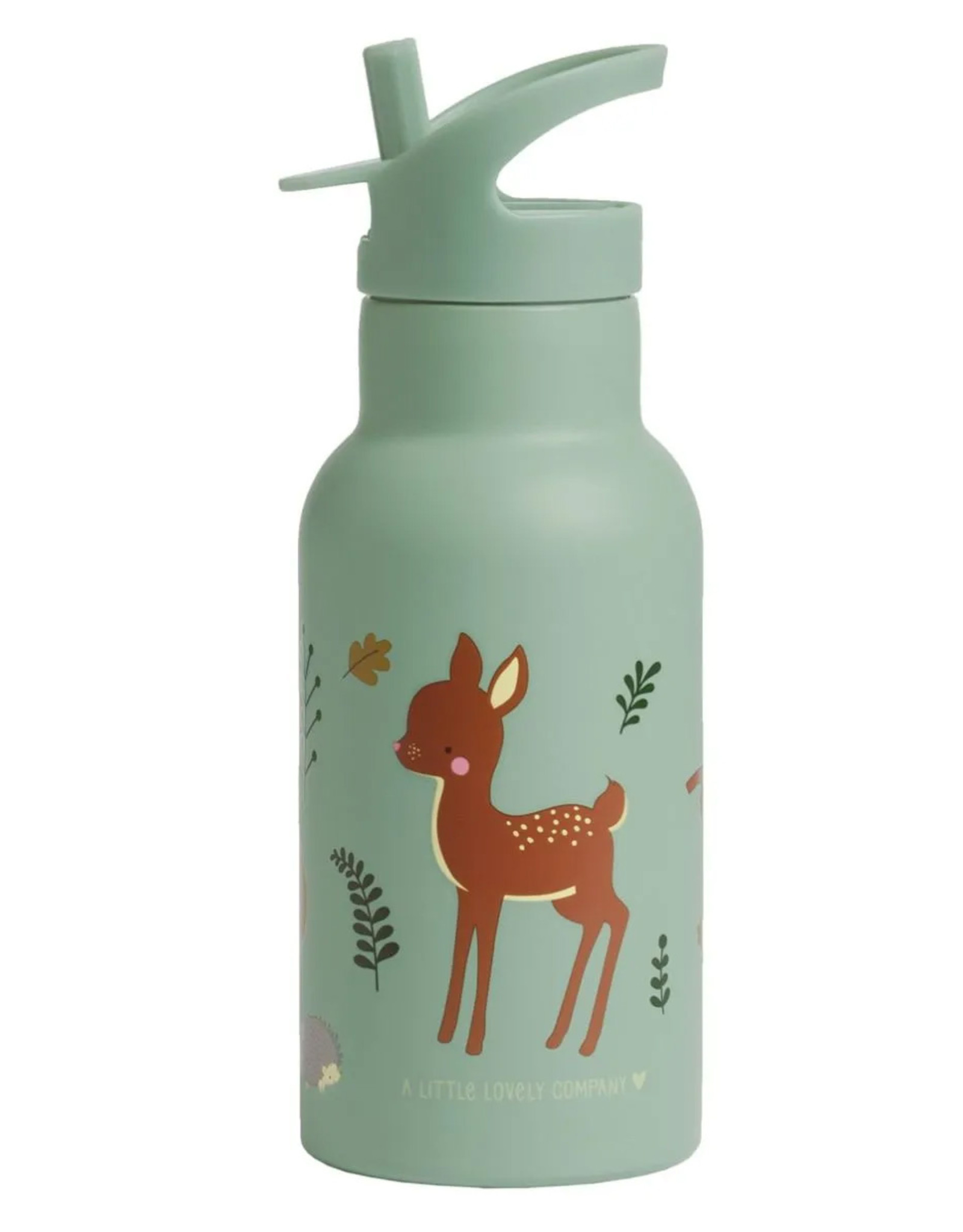 A Little Lovely Company RVS Drinkfles 350 ml - Bosvriendjes