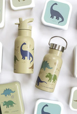 A Little Lovely Company RVS Drinkfles 350 ml - Dinosaurussen
