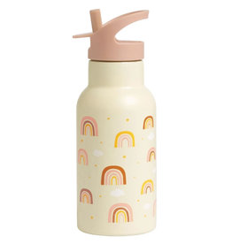 A Little Lovely Company RVS Drinkfles 350 ml - Regenbogen A Little Lovely Company RVS Drinkfles 350 ml - Regenbogen
