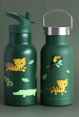 A Little Lovely Company RVS Drinkfles - Jungle Tiger