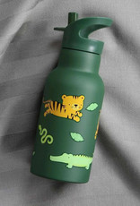 A Little Lovely Company RVS Drinkfles - Jungle Tiger