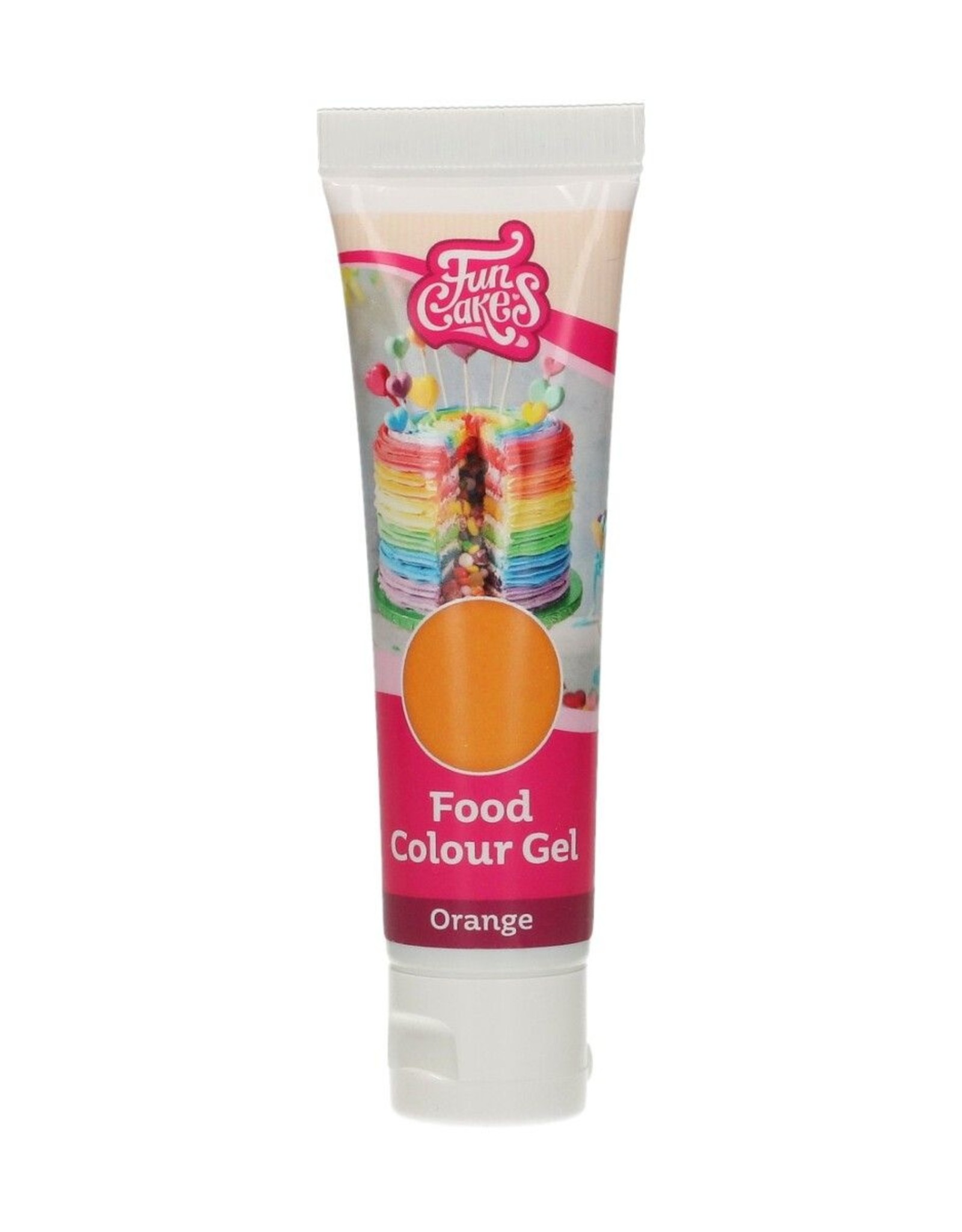 FunCakes FunCakes - Eetbare Kleurstof Gel - Oranje 30g