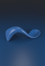 Kizingo Peuterlepel - Ergonomische lepel voor zelfstandig eten - Blauw