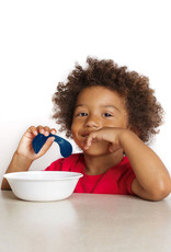 Kizingo Peuterlepel - Ergonomische lepel voor zelfstandig eten - Blauw
