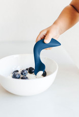 Kizingo Peuterlepel - Ergonomische lepel voor zelfstandig eten - Blauw