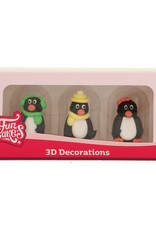 FunCakes FunCakes - Suikerdecoratie - 3D Pinguïn Set/3