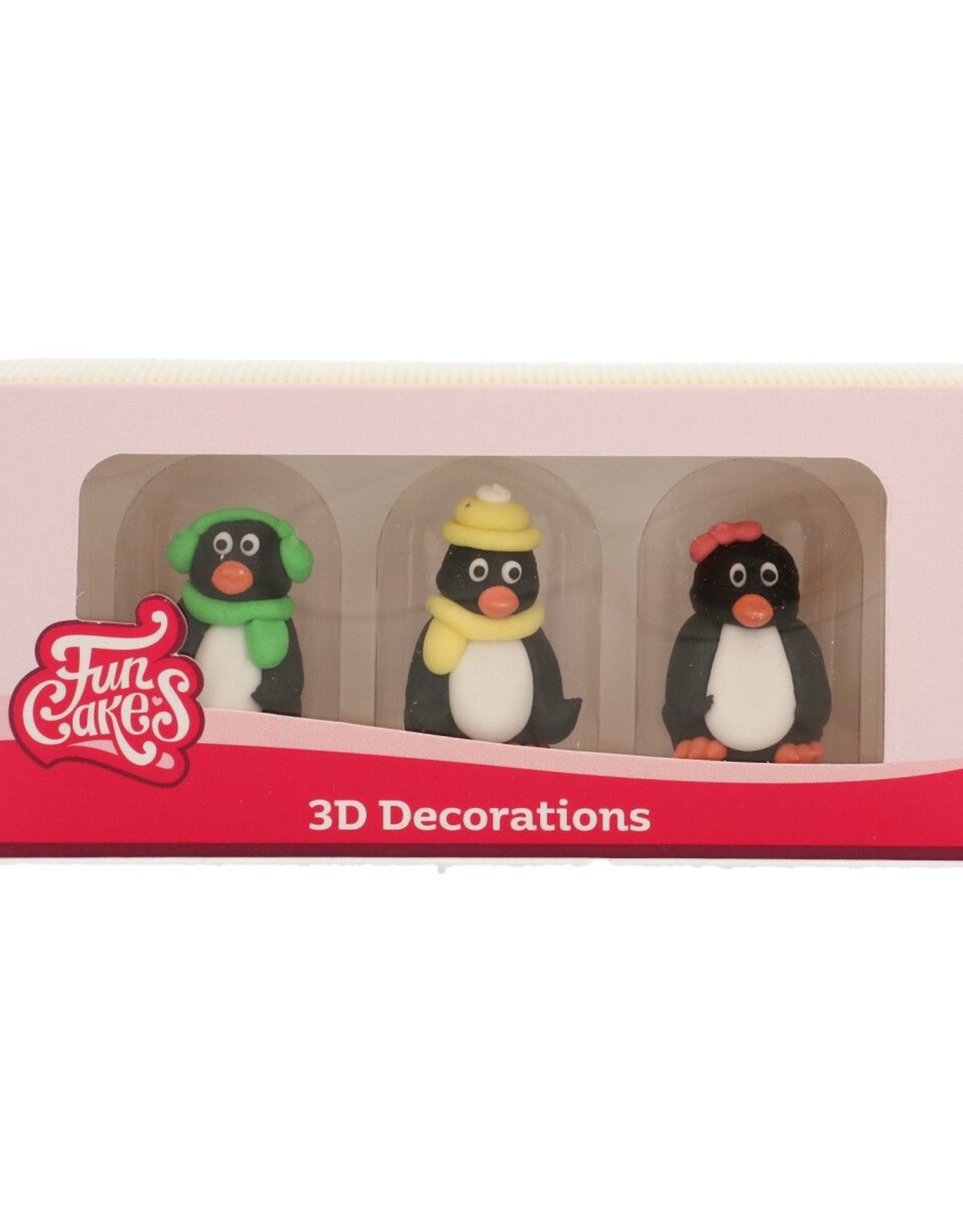 FunCakes FunCakes - Suikerdecoratie - 3D Pinguïn Set/3