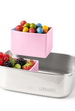 LEKKABOX LEKKABOX Silicone afgeronde bento cups - Roze