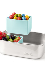 LEKKABOX Lekkabox Silicone Bento Cups - Afgerond set/2 - Munt