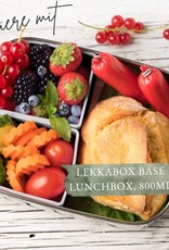 LEKKABOX Lekkabox Silicone Bento Cups - Afgerond set/2 - Munt