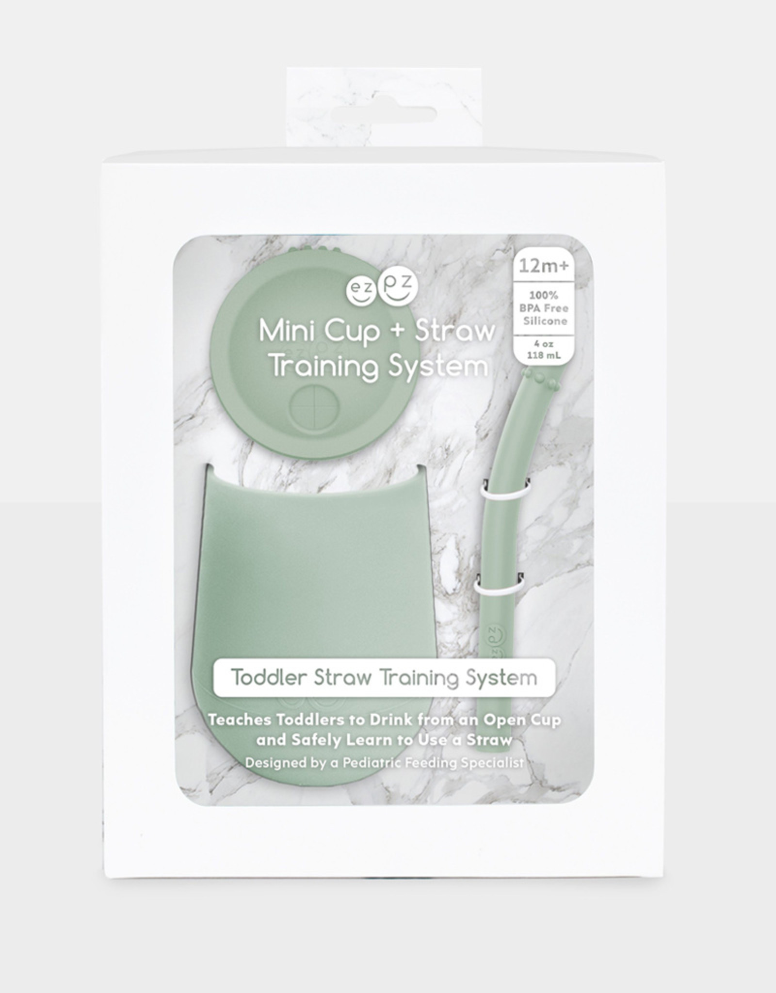 EZPZ EZPZ Mini Beker met Rietje - Sage