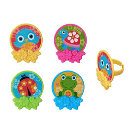 Bento ringen Spring Friends - set van 4