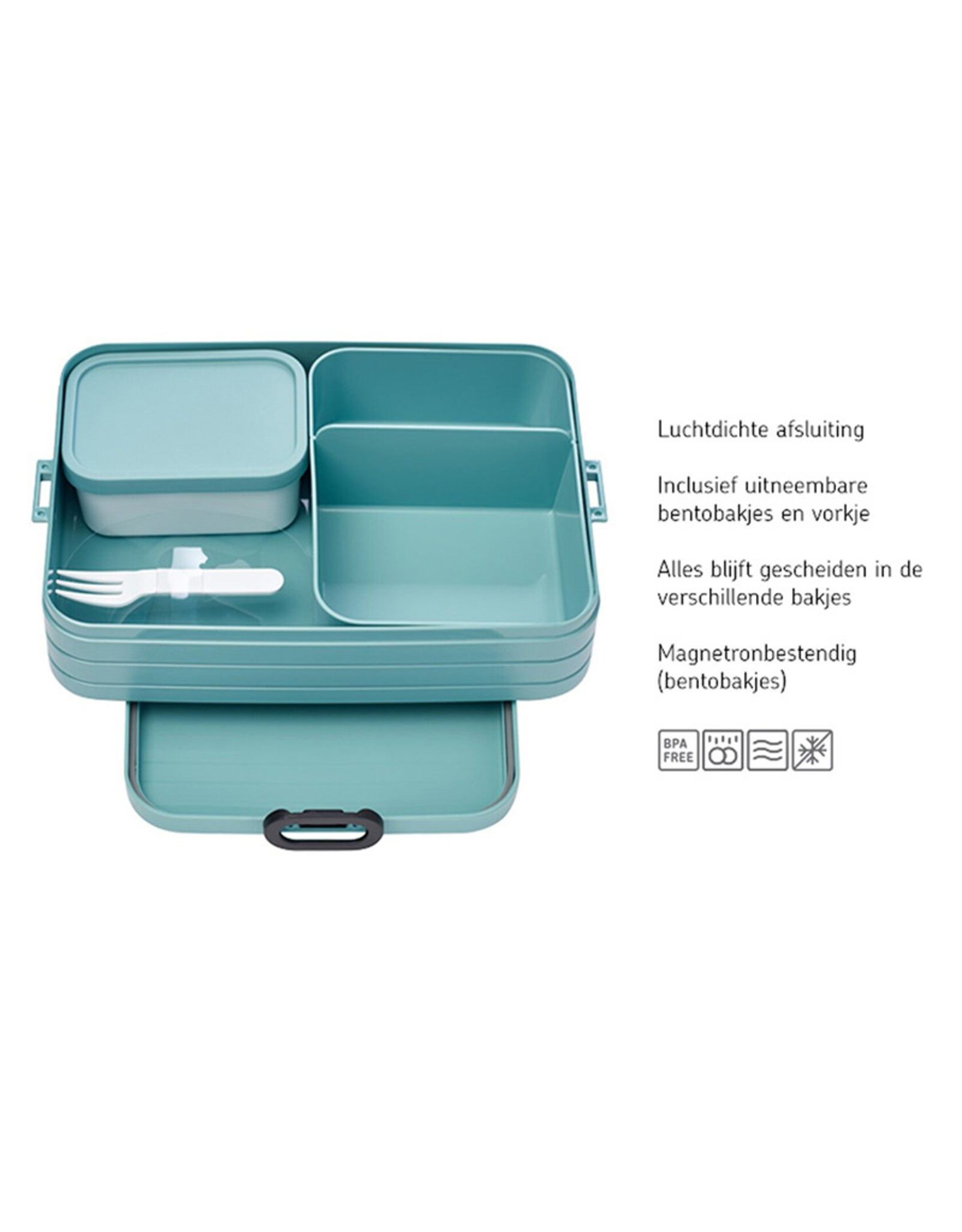 Mepal Bento lunchbox take a break LARGE - Nordic Blue
