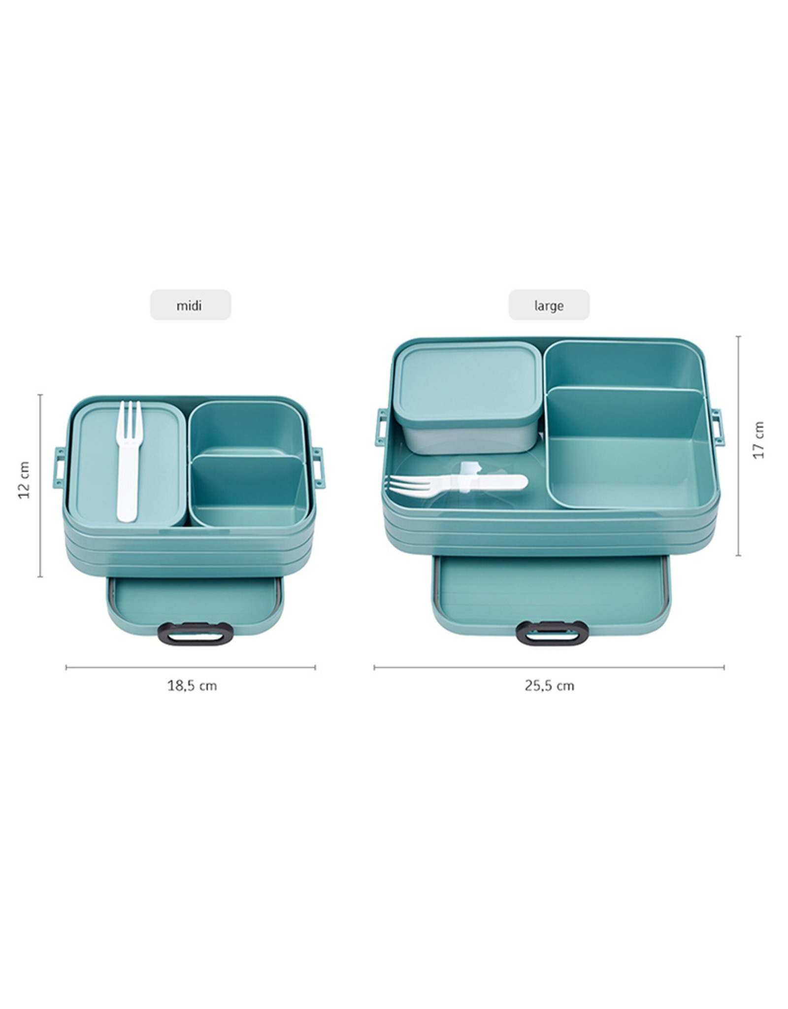 Mepal Bento lunchbox take a break MIDI - Nordic Blue