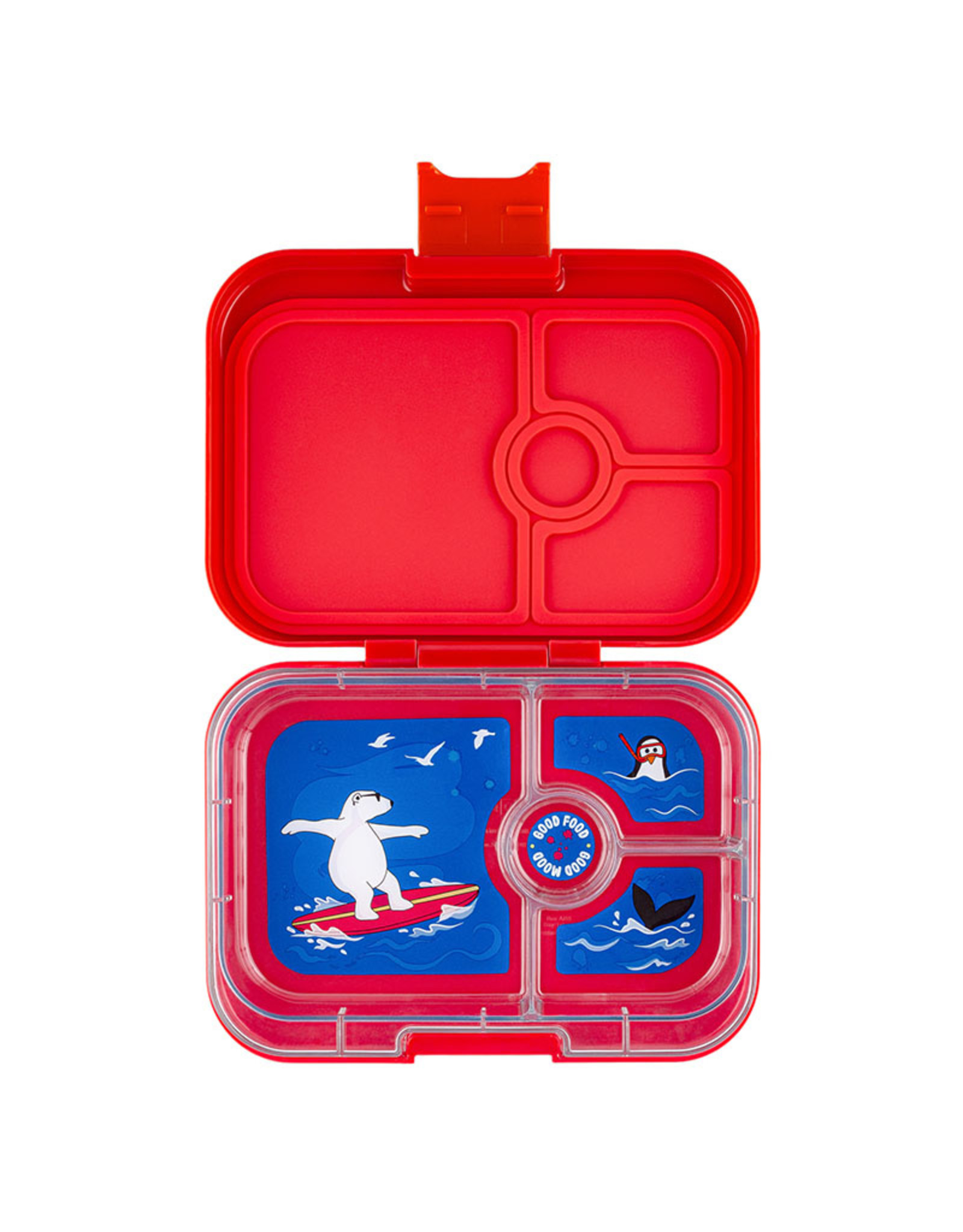 Yumbox Yumbox Panino 4-vakken - Roar Red (Polar Bear)