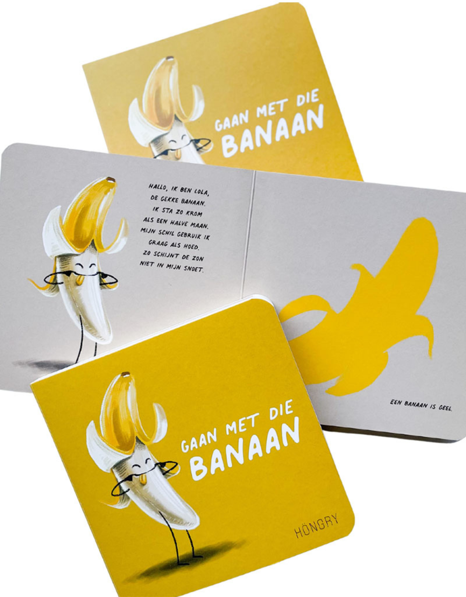 Hongry Kinderboek Gaan met die banaan