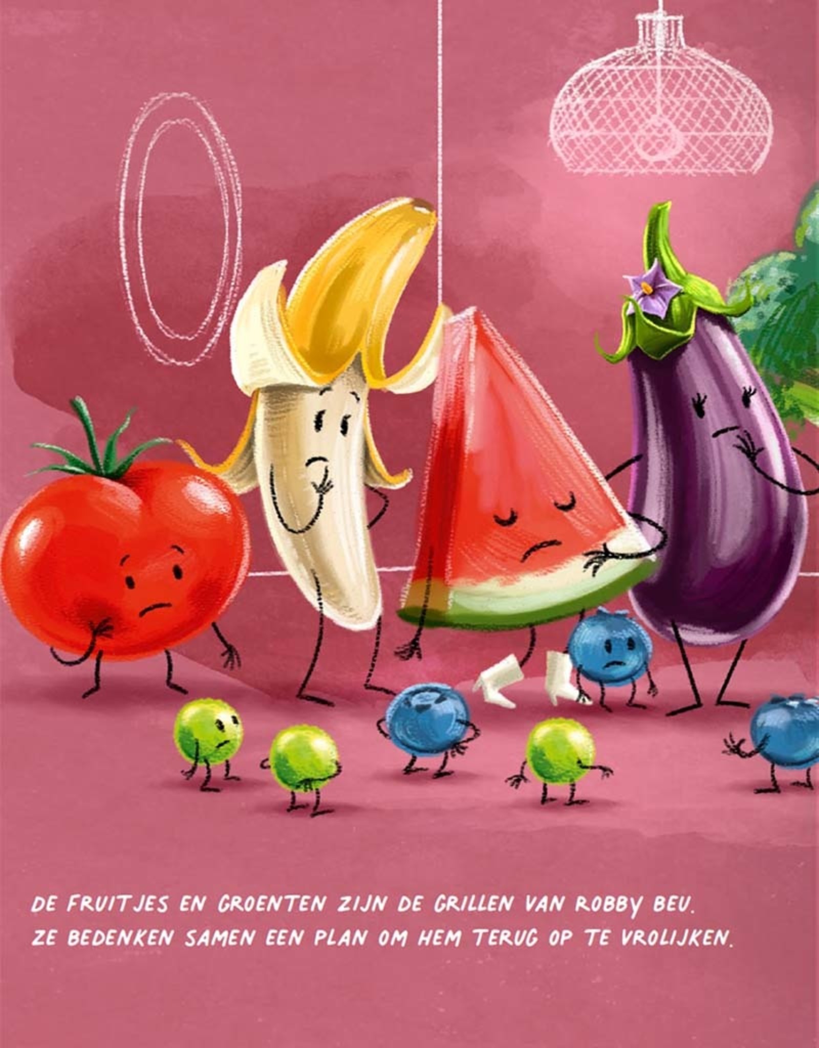 Hongry Kinderboek Framboos