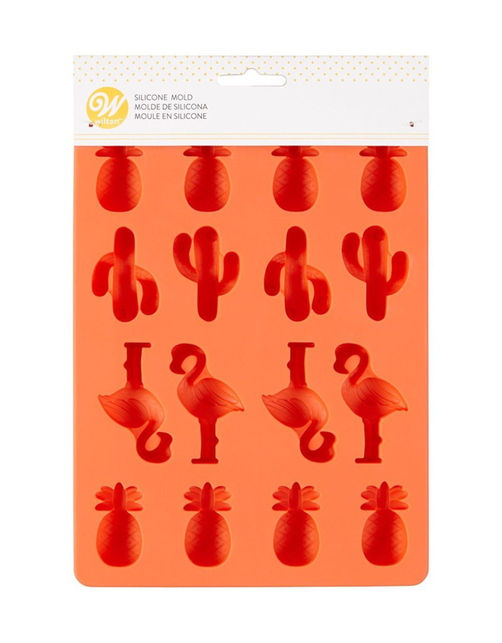 Wilton Candy Mold - Ananas/Cactus/Flamingo