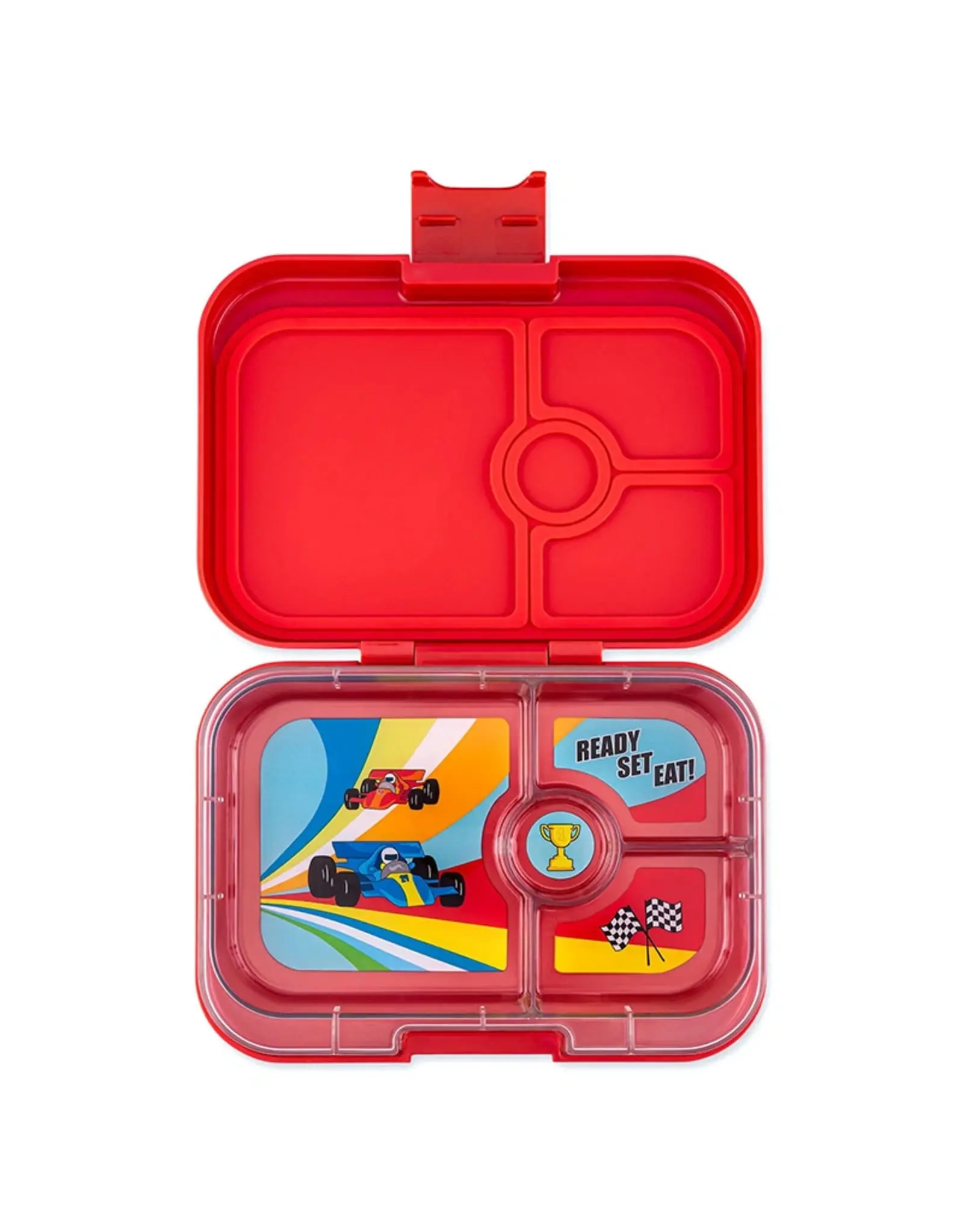 Yumbox Yumbox Panino 4-vakken - Roar Red (Race Cars)