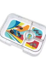 Yumbox Yumbox Panino 4-vakken - Roar Red (Race Cars)