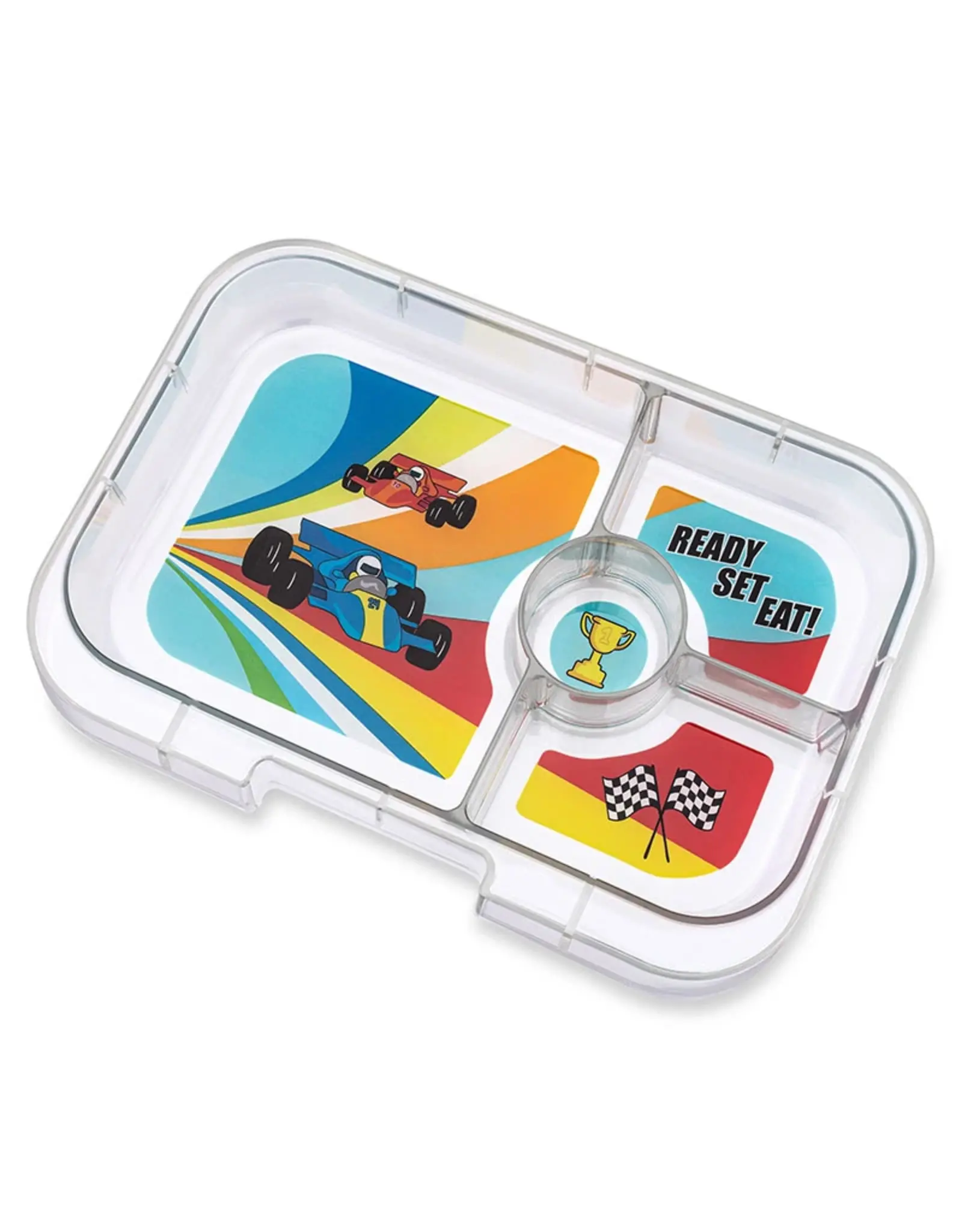 Yumbox Yumbox Panino 4-vakken - Roar Red (Race Cars)